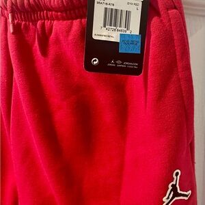 Jordan Kids Bottoms in Gym Red